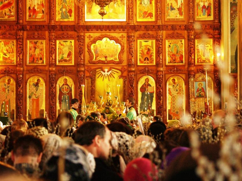 Фото Православные отмечают Вербное воскресенье