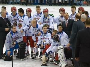 Фото Владимир Путин поздравил сборную России с победой на ЧМ по хоккею с мячом
