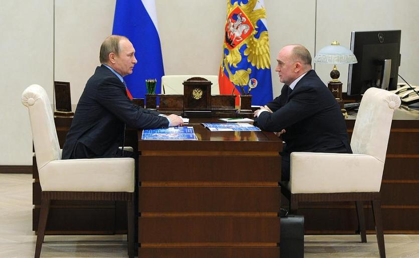 Фото Владимир Путин встретился с губернатором Челябинской области Борисом Дубровским