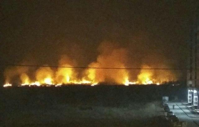Фото МЧС: на Белом хуторе Челябинска был не пожар, а пал прошлогодней травы