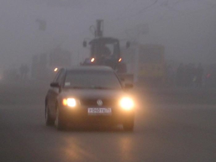 Фото В тумане Челябинску спокойней