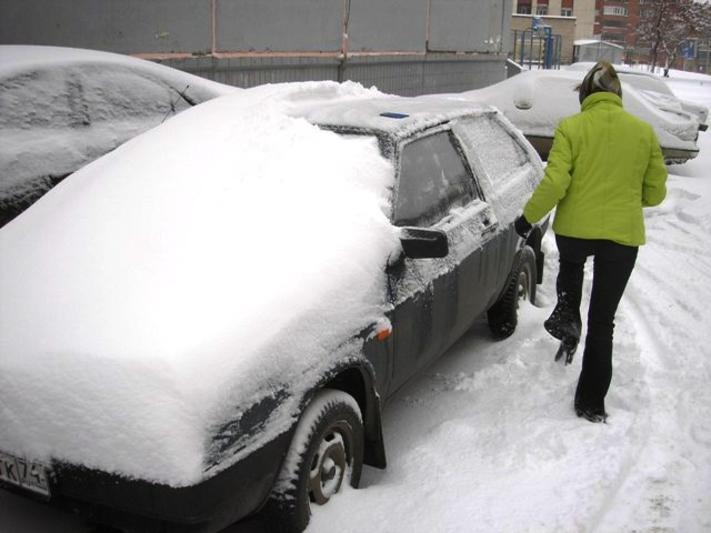 Фото В Челябинске снегопады в апреле случаются раз в два года