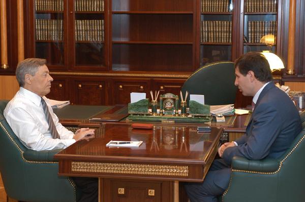Фото Губернатор Челябинской области встретился с главой Челябинска
