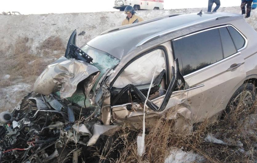 Фото В Челябинской области в жуткой дорожной аварии погибли два автомобилиста