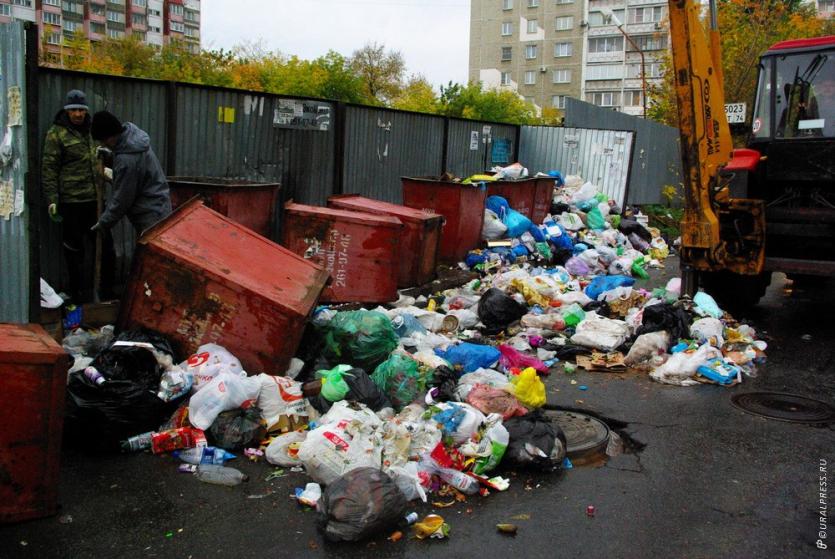 Фото Челябинску не хватает мусорных контейнеров и площадок для накопления отходов