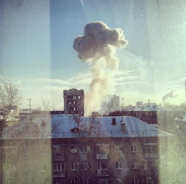 Фото  У парка Пушкина прогремел взрыв