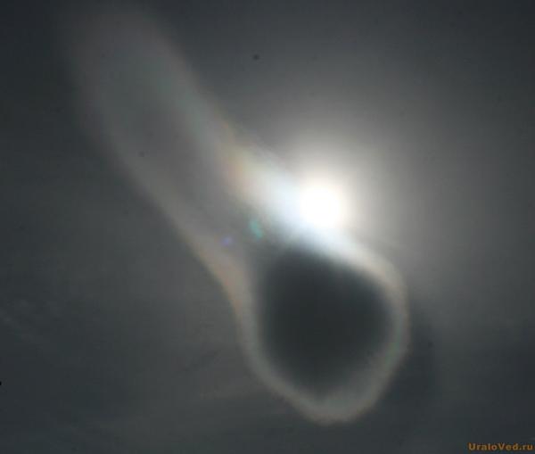 Фото Над Каслями заметили необычное облако