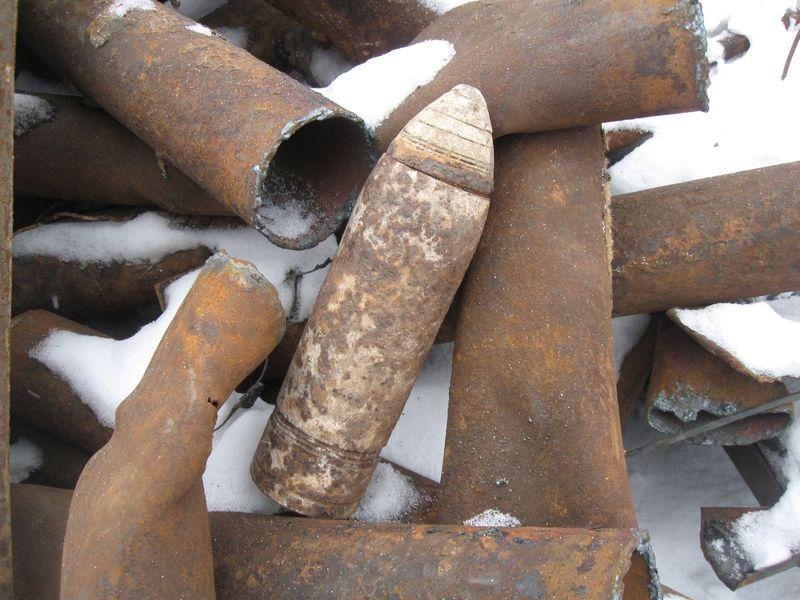 Фото На стройке в Чурилово откопали снаряд