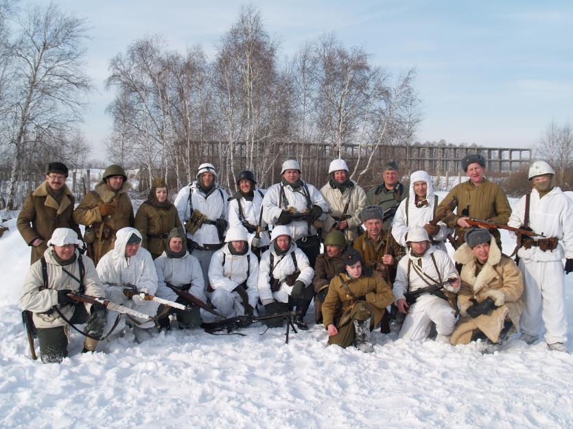 Фото Впервые в Челябинске состоялась военно-историческая реконструкция Сталинградской битвы