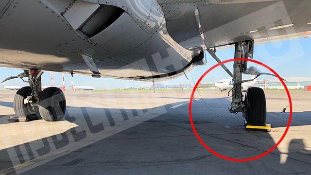 Фото У самолета, летевшего из Магнитогорска в Москву, оторвало шасси
