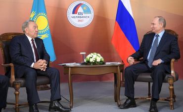 Фото Владимир Путин встретился в Челябинске с Нурсултаном Назарбаевым