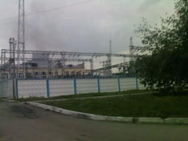 Фото На подстанции «Восточная» в Челябинске загорелся трансформатор