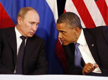 Фото Владимир Путин и Барак Обама достигли договоренности о поисках мирных путей разрешения кризиса на Украине