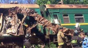 Фото Под Наро-Фоминском столкнулись грузовой и пассажирский поезда. Есть погибшие и пострадавшие
