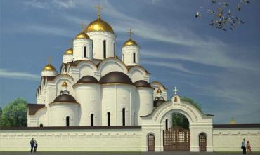 Фото В Челябинске продолжается строительство Одигитриевского собора