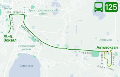 Фото Автобус №125 «Копейск – Челябинск» переходит на регулируемый тариф и меняет маршрут