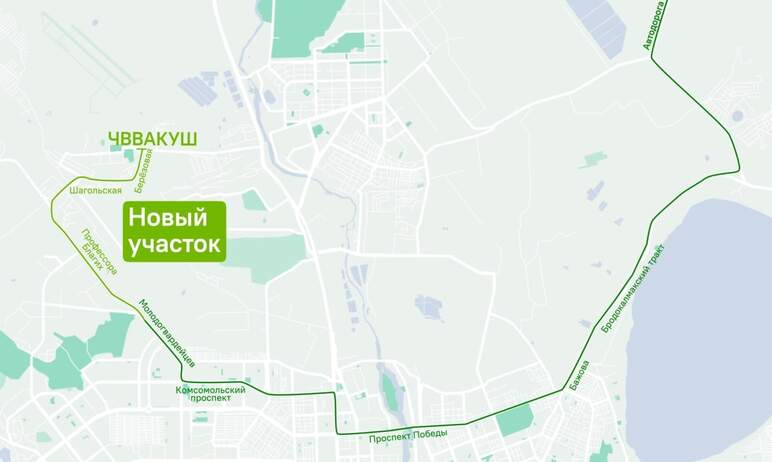 В Челябинске с первого января 2023 года продлят автобусный маршрут №45 «ЧВВАКУШ – Аэропорт».