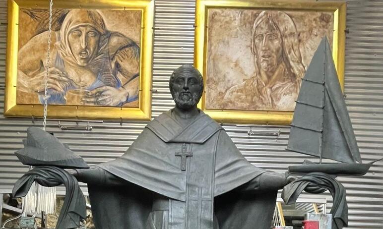 Бронзовый скульптурный образ святителя Николая Чудотворца будет установлена в Сатке – одном из ту