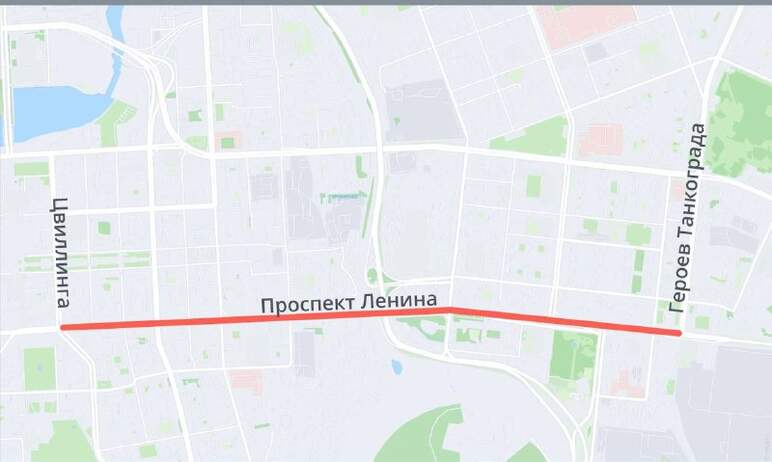 В Челябинске на этой неделе в рамках проекта «Дорожный рывок» стартует ремонт участка проспекта Л