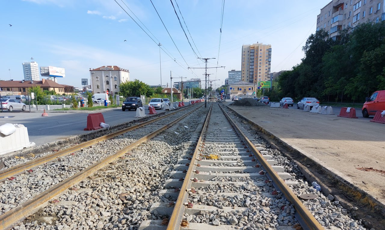 В Челябинске в субботу, первого июля, возобновится движение трамваев по улице Российской – на уча