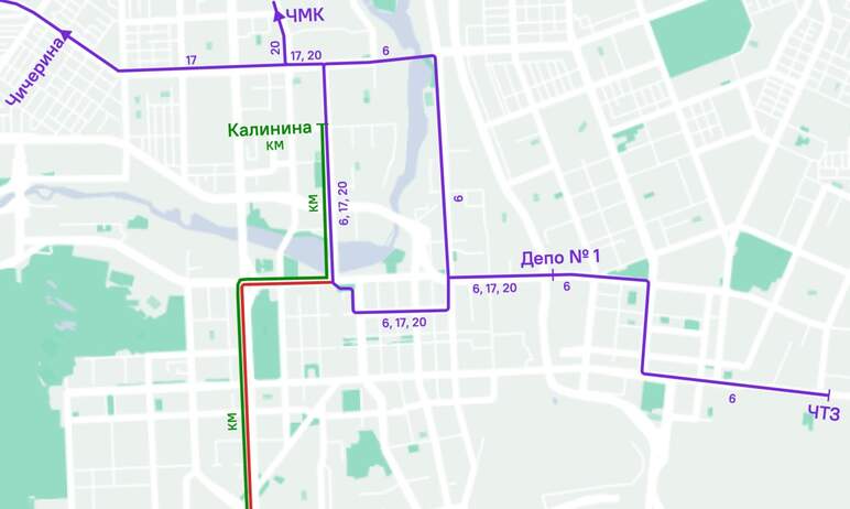 В Челябинске с первого апреля по 15 октября в связи с капремонтом трамвайных путей будет закрыто 