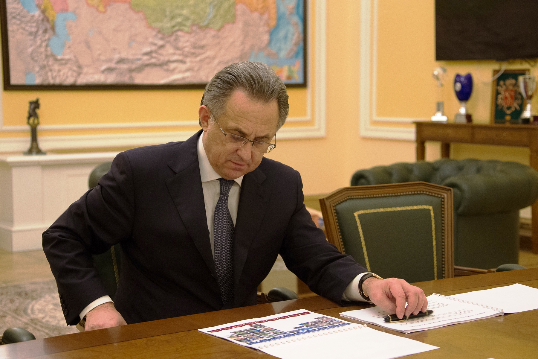 Заместитель председателя правительства РФ Виталий Мутко, возглавивший оргкомитет по подготовке ин