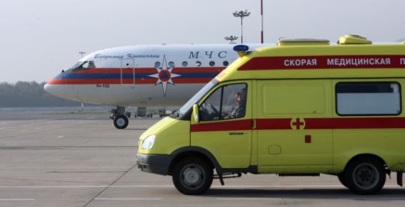 Сегодня около семи утра в челябинском аэропорту приземлился спецборт авиации МЧС России. Он прибы