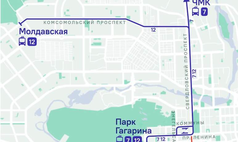 В Челябинске с субботы, десятого июня, до пяти утра 13 июня будет закрыто движение троллейбусов п