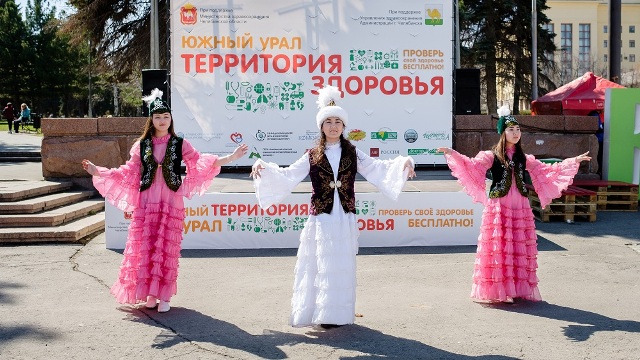 В Челябинске за прошедшие выходные на «Территории здоровья», расположившейся на площади Революции