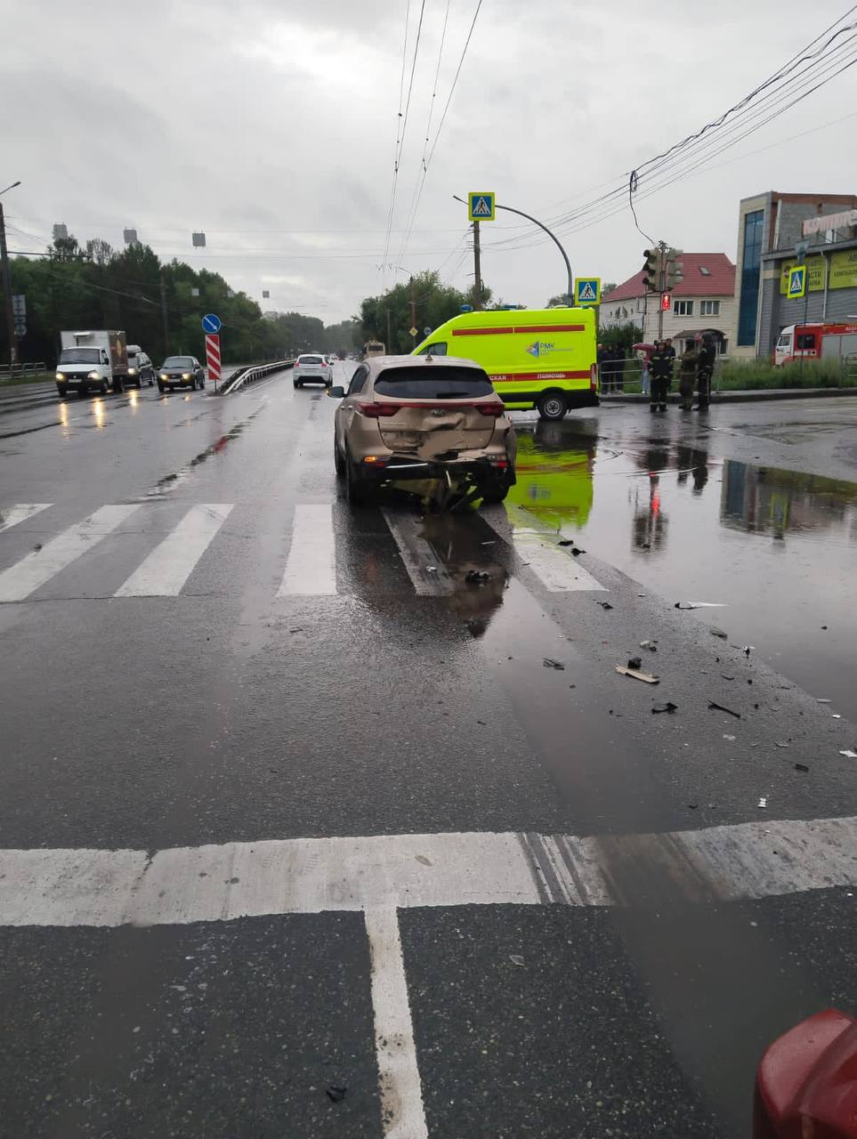 В Челябинске в ДТП пострадали три девочки и женщина
