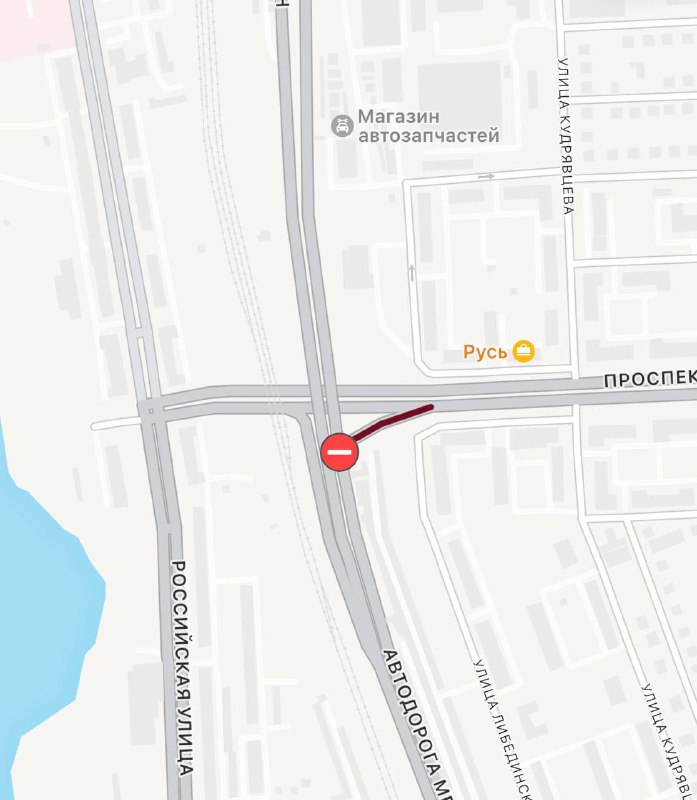 В Челябинске спуск с Меридиана на проспект Победы закроют для автомобилистов