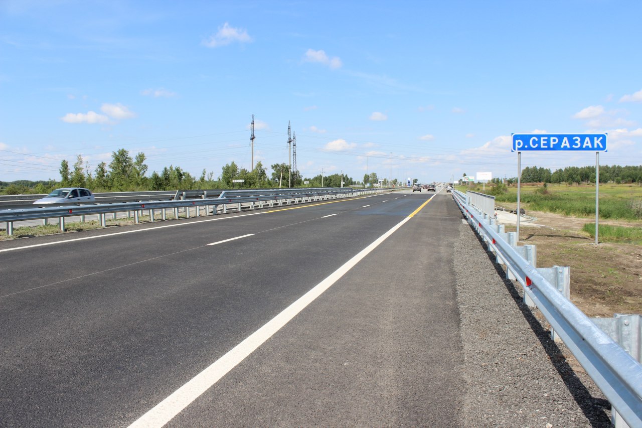 В Челябинской области мост через реку Серазак на М-5 отремонтировали раньше  срока | Урал-пресс-информ