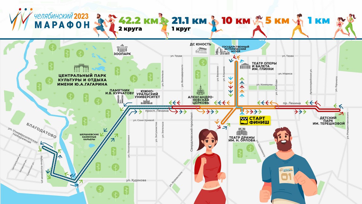 На старт марафона в Челябинске выйдут пять тысяч участников |  Урал-пресс-информ