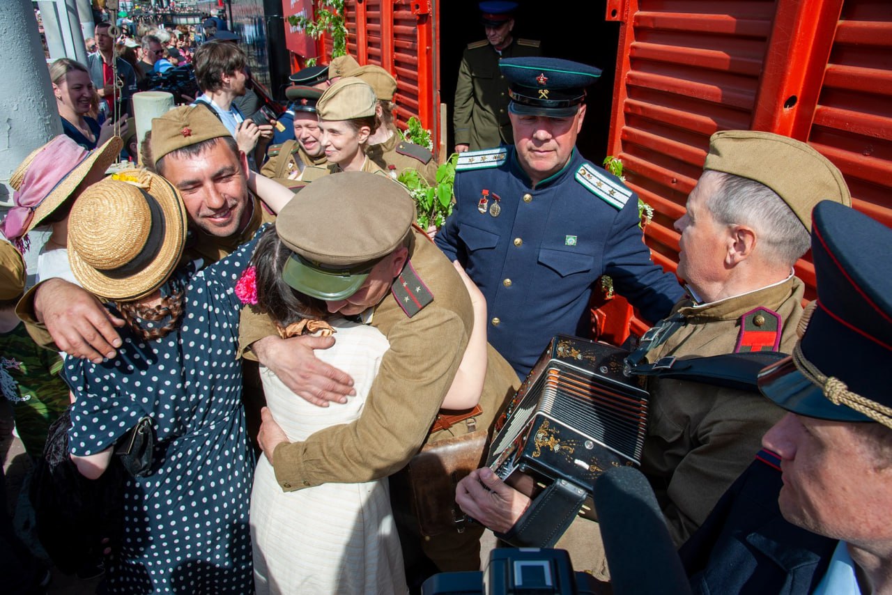 Челябинск встретил «Поезд Победы»