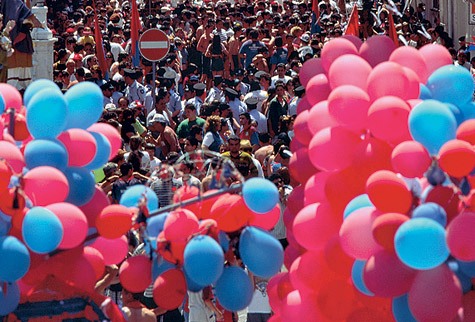 Карнавальное шествие будет формироваться на четырех площадках города: Комсомольская площадь превр