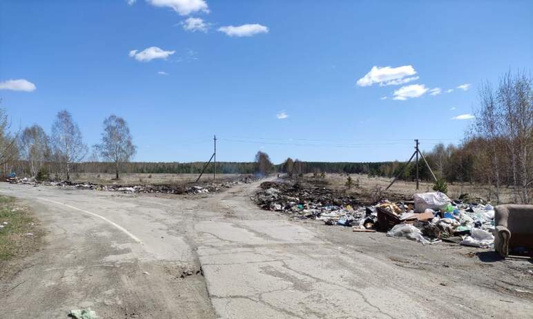 В городе Касли Челябинской области на дороге, ведущей к закрытому полигону, образовалась многокил