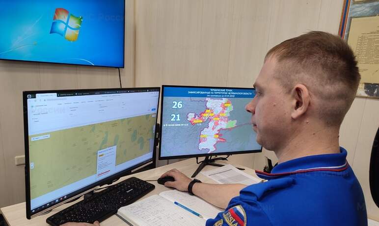 Сотрудники МЧС России по Челябинской области используют космический мониторинг и беспилотные лета