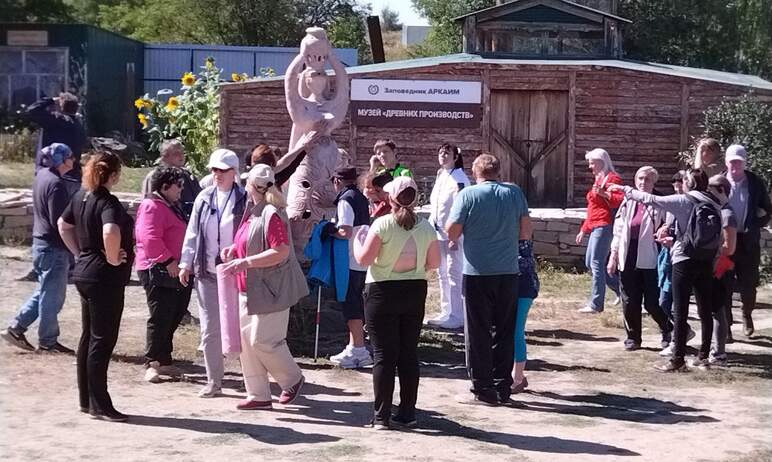 В заповеднике «Аркаим» (Челябинская область) состоялась презентация экскурсии для слабовидящих ту