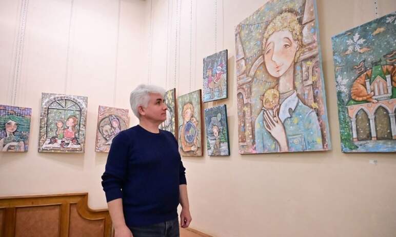В фойе–галерее Камерного театра Челябинска в канун первого дня зимы и в преддверии новогодних пра