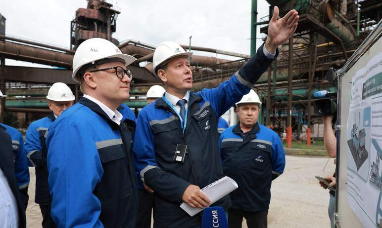 Губернатор Челябинской области Алексей Текслер посетил Челябинский металлургический комбинат (ПАО