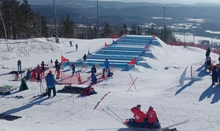 На горнолыжном курорте «Солнечная долина» прошел восьмой этап Кубка России по фристайлу в дисципл