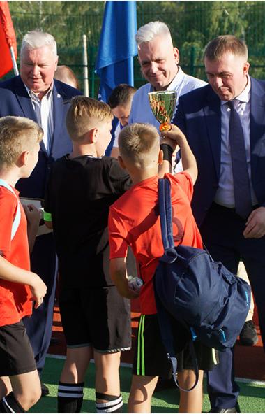 В Экологическом парке Магнитогорска прошёл турнир по футболу среди детских и дворовых команд райо