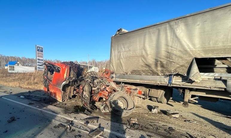 В Сосновском районе (Челябинская область) столкновение двух грузовиков унесло жизнь одного из&nbs