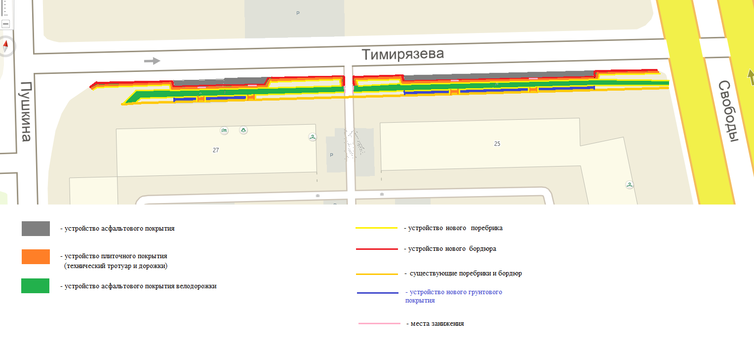 Велодорожки в челябинске карта