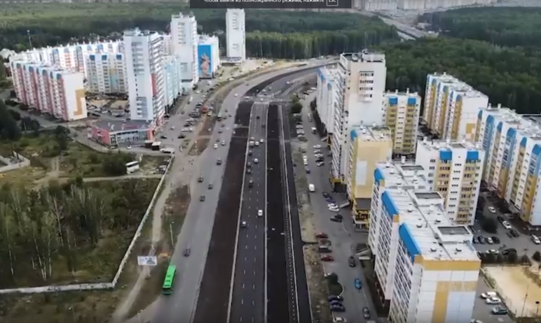В Челябинске открыли движение транспорта по крупнейшей магистрали микрорайона «Парковый» - новой 