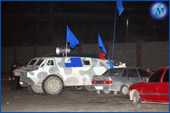 Фото В Магнитогорске на умы избирателей попытались повлиять с помощью… бронетранспортера 