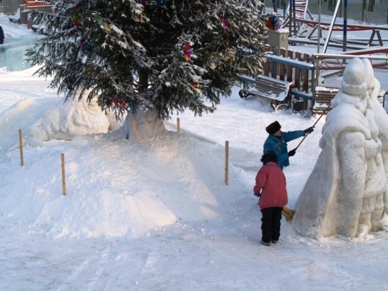Фото Снежные городки – в каждом районе Челябинска