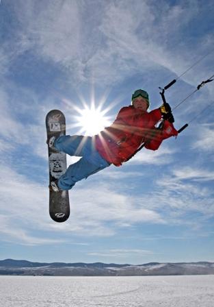 Фото Открытый чемпионат Челябинской области по сноукайтингу «Winter Off - 2009»