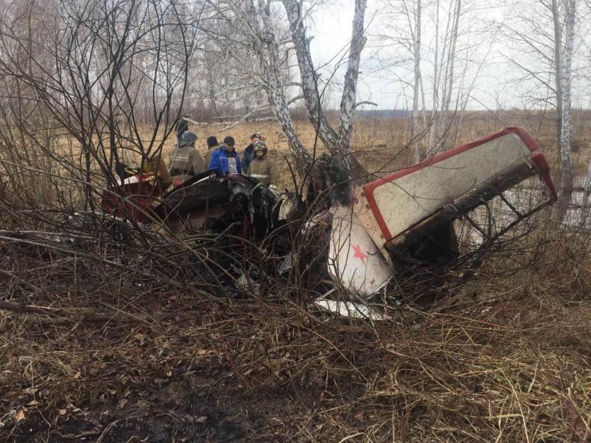 Фото Возбуждено уголовное дело по факту крушения ЯК-52 в Челябинской области и гибели двоих человек