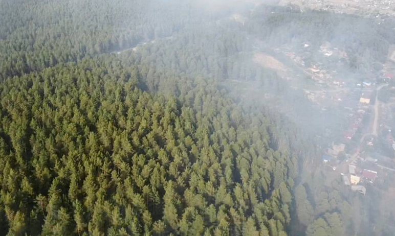 Фото В Усть-Катавском лесничестве дотушивают лесной пожар